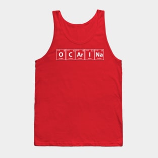 Ocarina (O-C-Ar-I-Na) Periodic Elements Spelling Tank Top